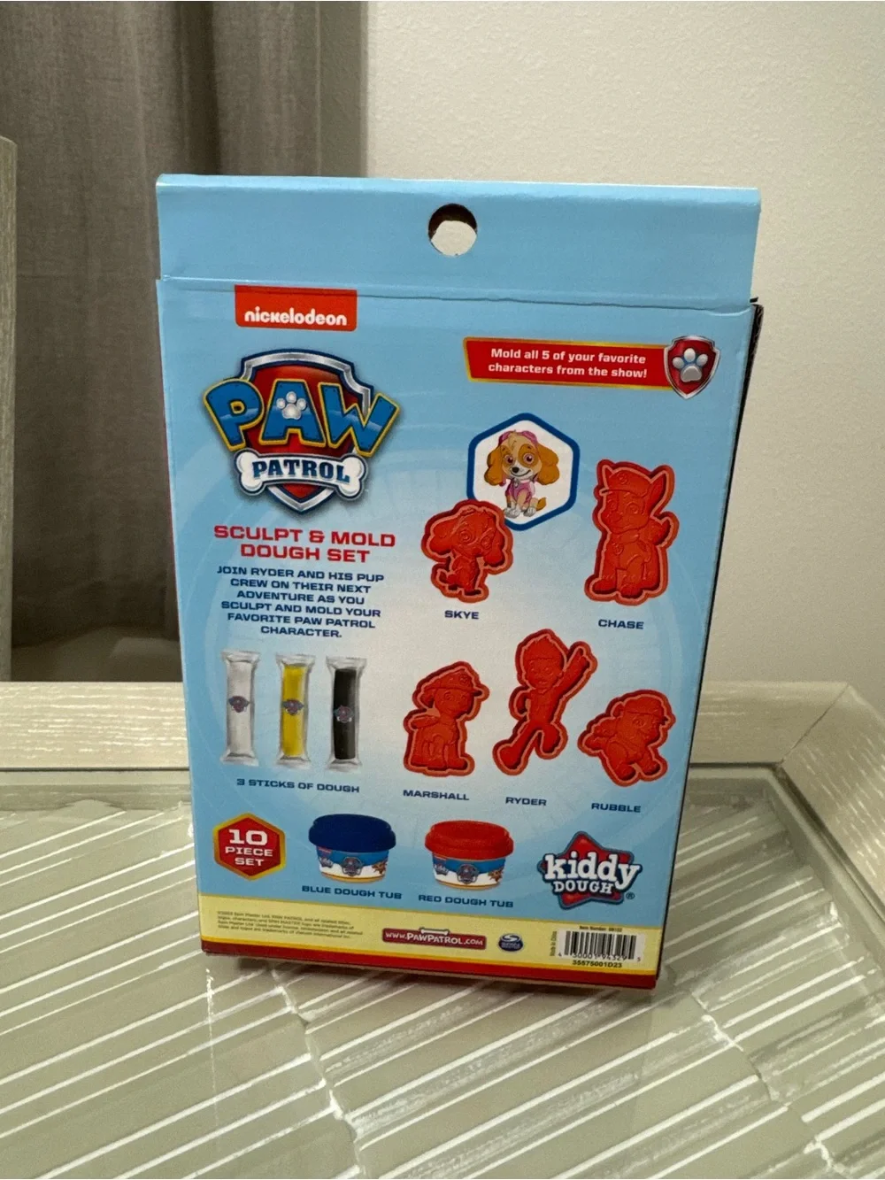 Paw Patrol Kiddy Dough Sculpt & Mold Set - Blue